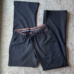 HeartSoul black scrub pants, XS petite